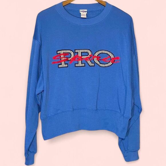 vintage 90s cheerleader Pro Spirit cropped sweatshirt - Picture 1 of 5